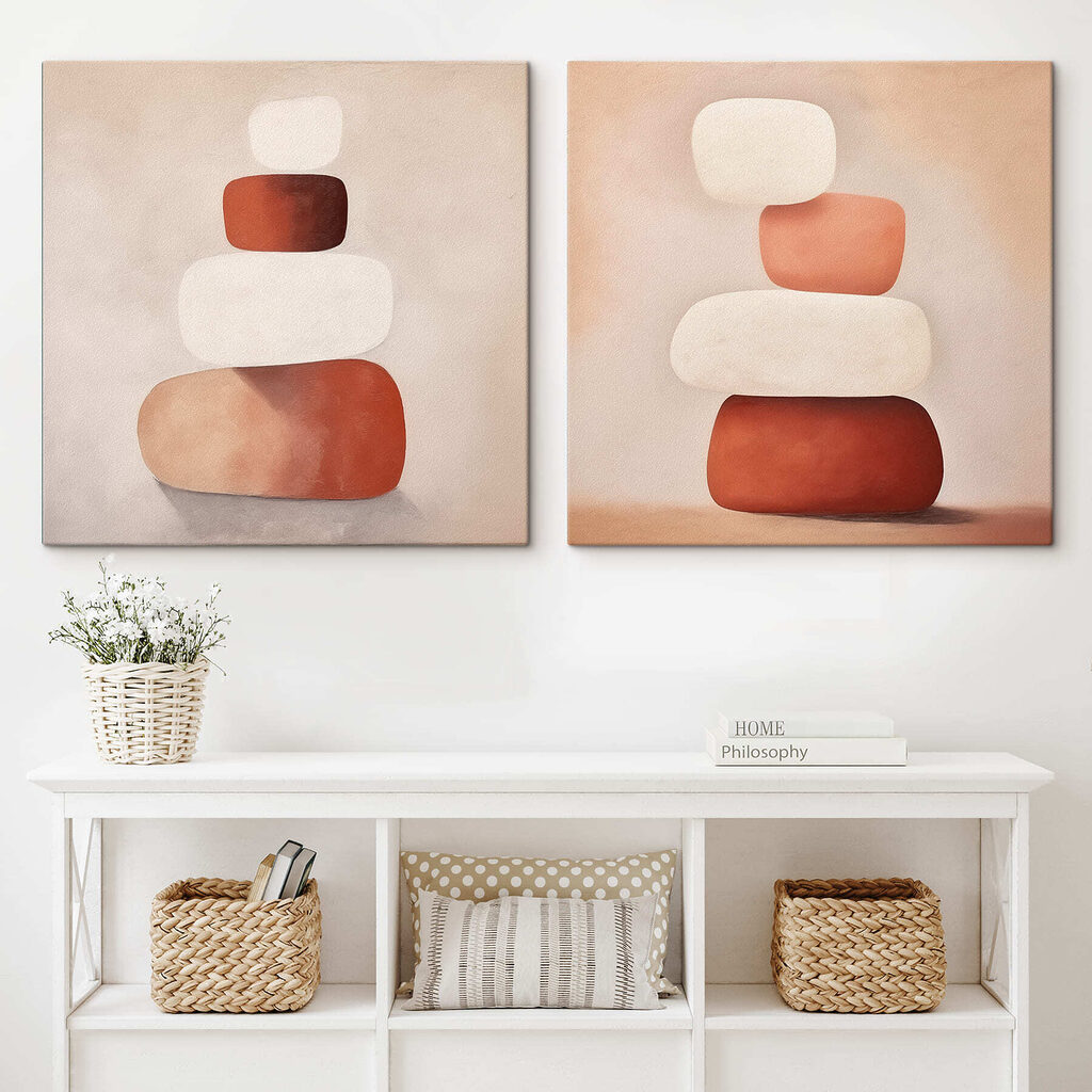 Painting of stacked objects Painting of stacked objects