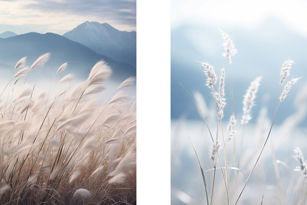 Whispers of soft grasslands and mountains Whispers of soft grasslands and mountains