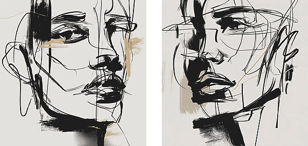 Expressive lines capture inner thoughts Expressive lines capture inner thoughts