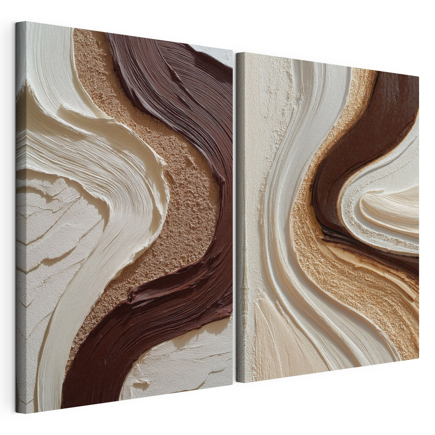 Fluid patterns in earthy hues Fluid patterns in earthy hues