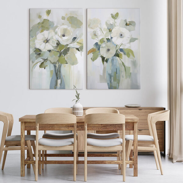 Painting of flowers in a vase Painting of flowers in a vase