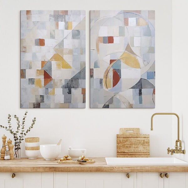 Painting of a couple of squares Painting of a couple of squares