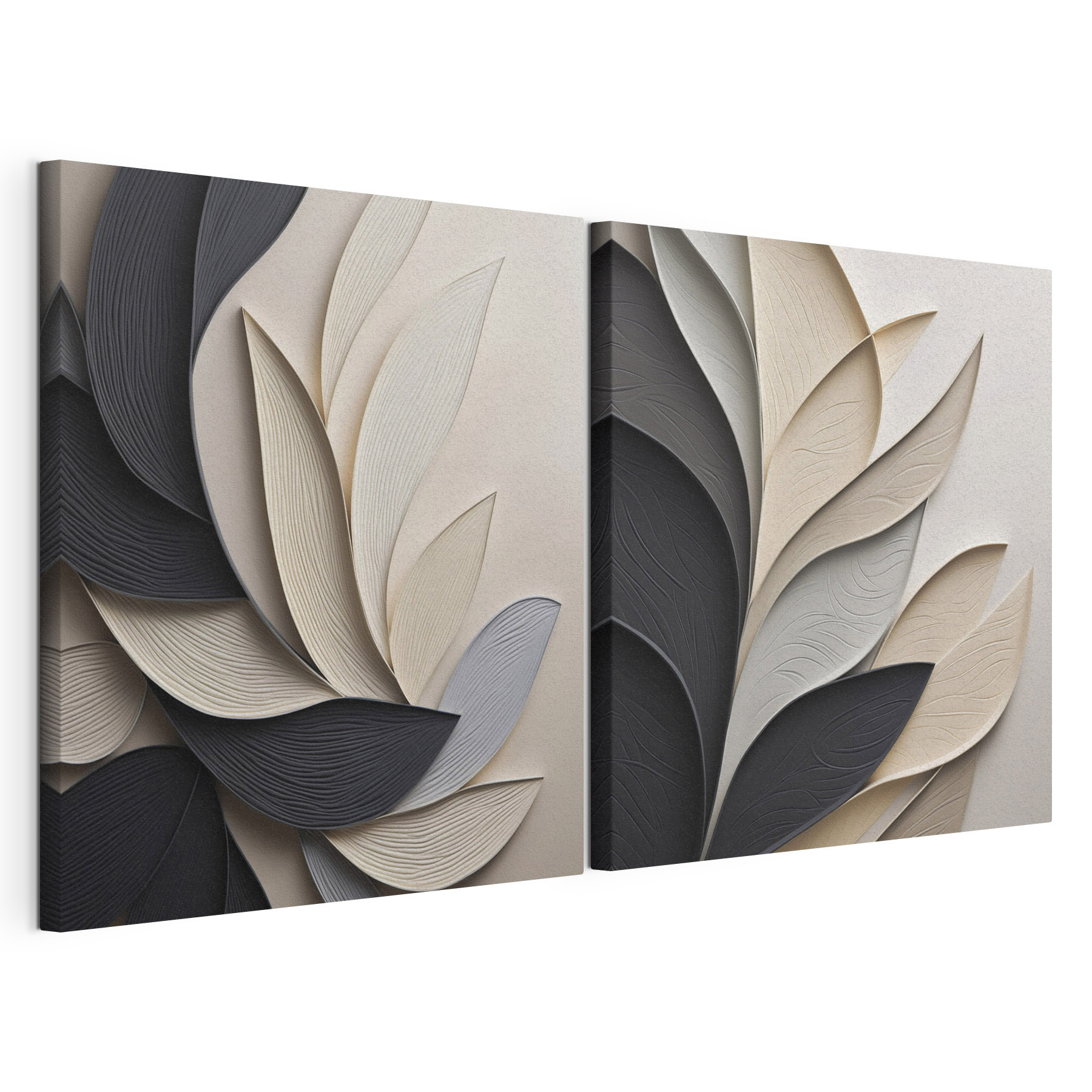 Elegant layers of flowing shapes Elegant layers of flowing shapes