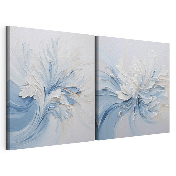 Gemälde einer Blume Modularer Leinwanddruck Gemälde einer Blume