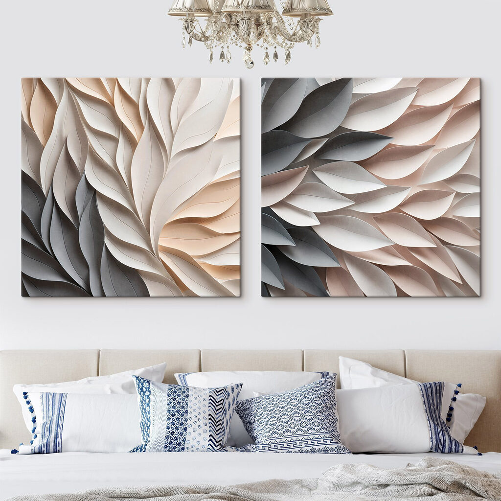 Flowing shapes in soft hues Flowing shapes in soft hues