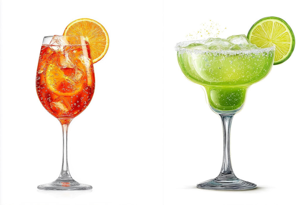 Refreshing drinks for a sunny day Refreshing drinks for a sunny day