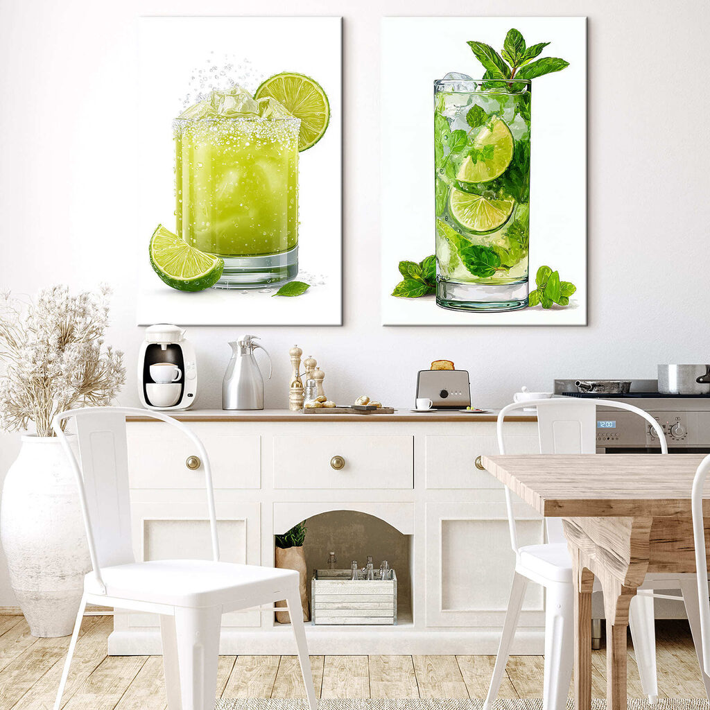 Refreshing summer cocktails in vibrant colors Refreshing summer cocktails in vibrant colors