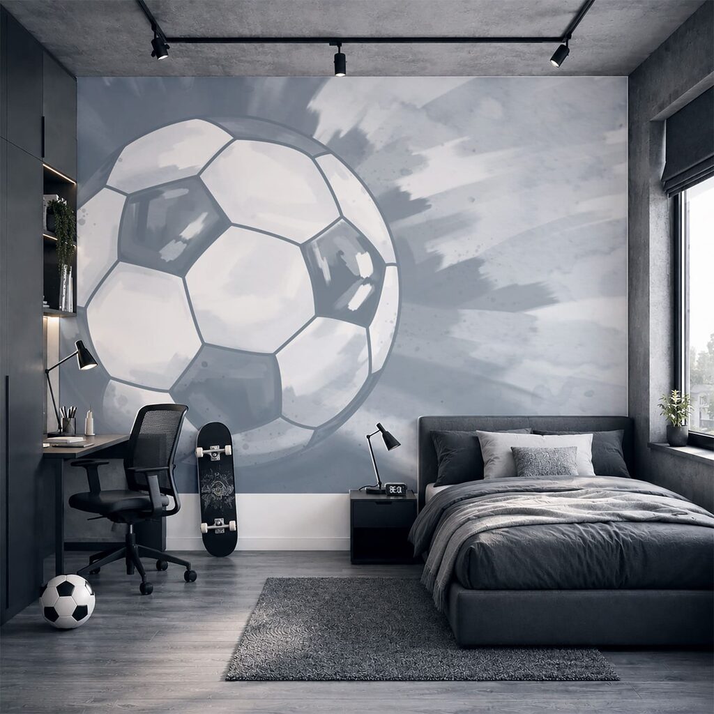 Fußball in der Luft