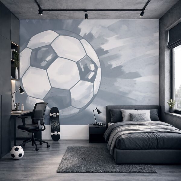 Fußball in der Luft