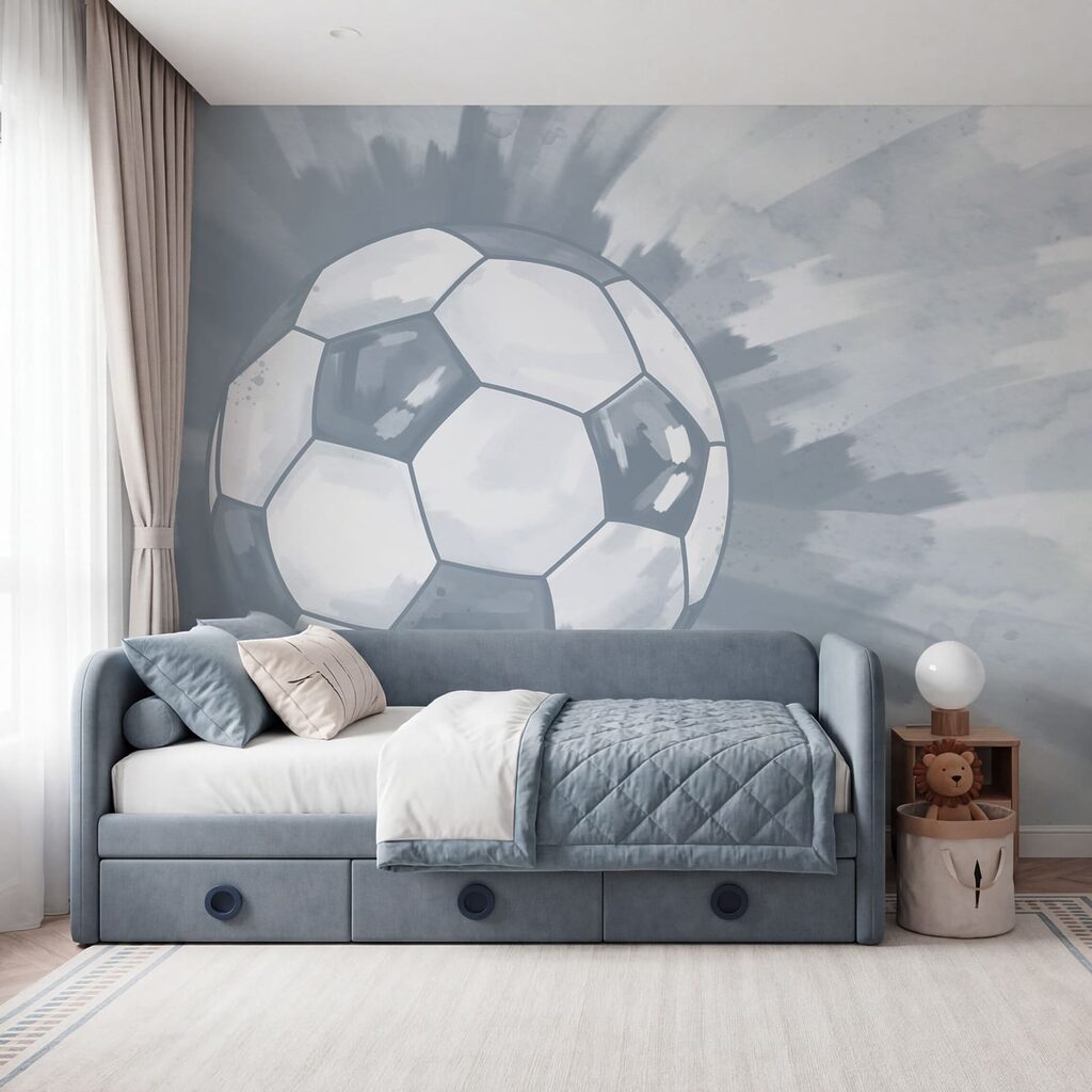 Fußball in der Luft