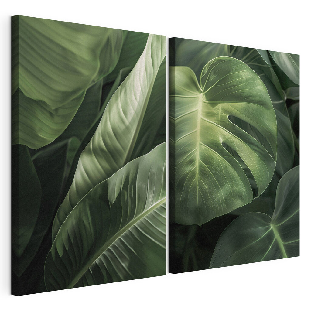 Lush greenery in harmonious patterns Lush greenery in harmonious patterns