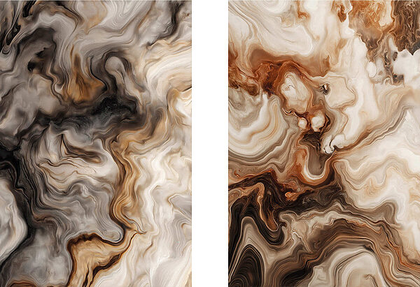 Elegant swirls of earthy tones Elegant swirls of earthy tones