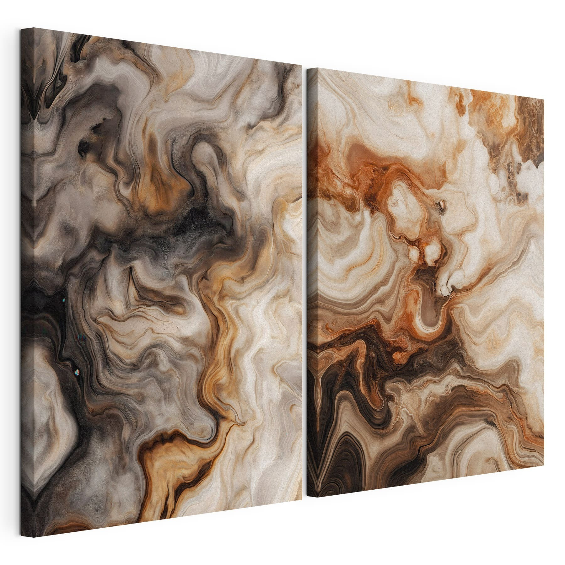 Elegant swirls of earthy tones Elegant swirls of earthy tones