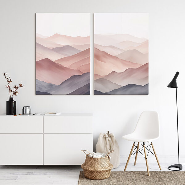 Screenshot of a painting of a mountain range Screenshot of a painting of a mountain range