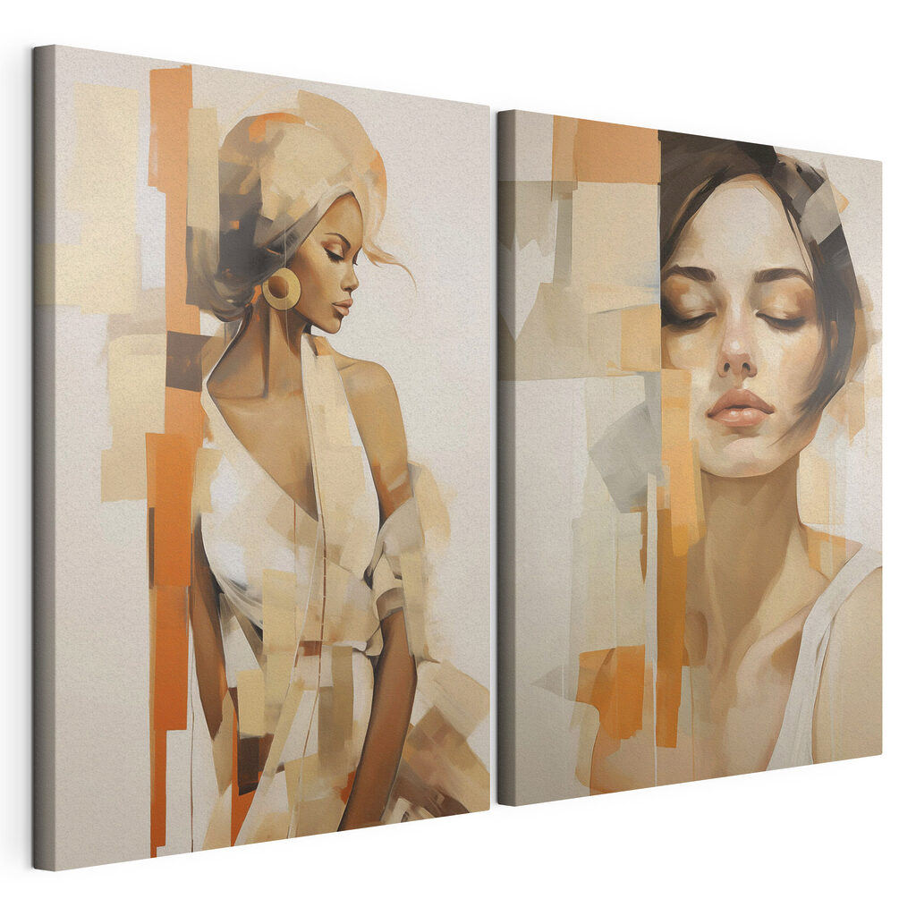 Modularer Leinwanddruck Collage einer Frau (Artikelnummer: m30318) Modularer Leinwanddruck Collage einer Frau (Artikelnummer: m30318)