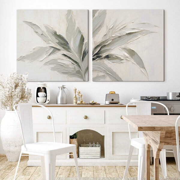 Lush leaves in soft tones Lush leaves in soft tones