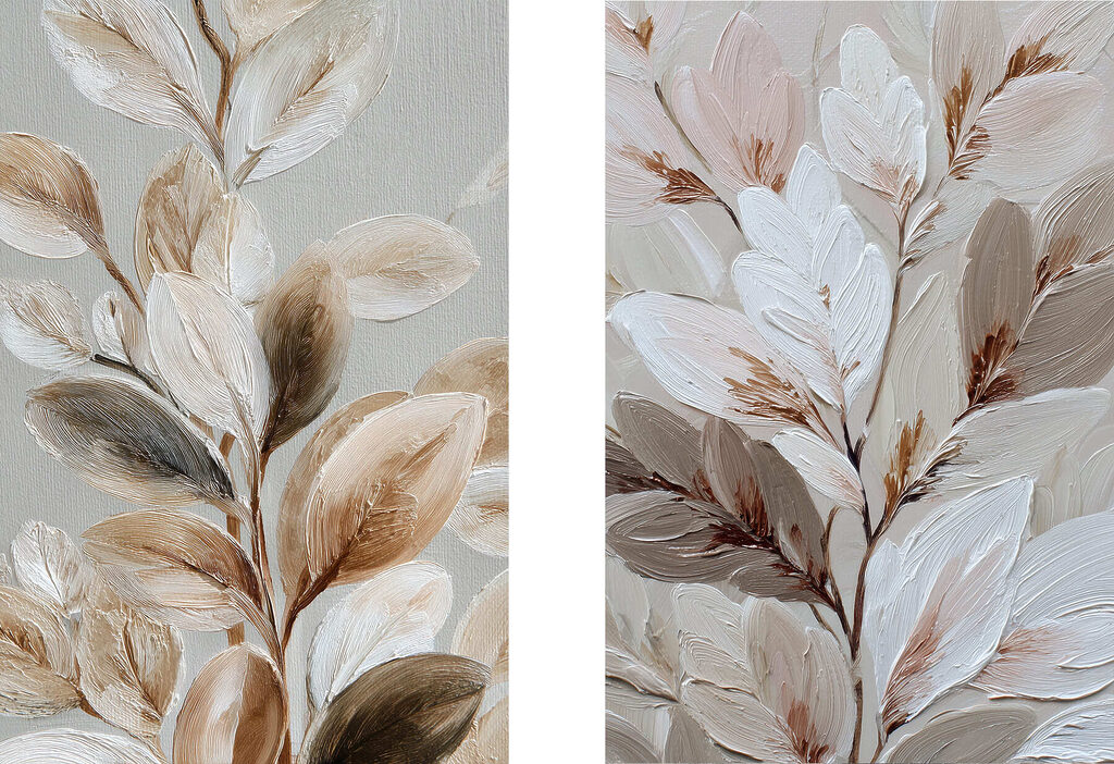 Delicate leaves in soft tones Delicate leaves in soft tones