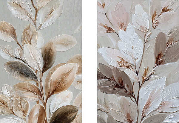 Delicate leaves in soft tones Delicate leaves in soft tones