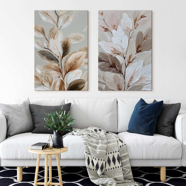 Delicate leaves in soft tones Delicate leaves in soft tones