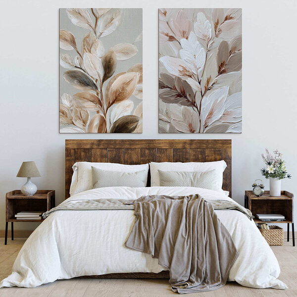 Delicate leaves in soft tones Delicate leaves in soft tones