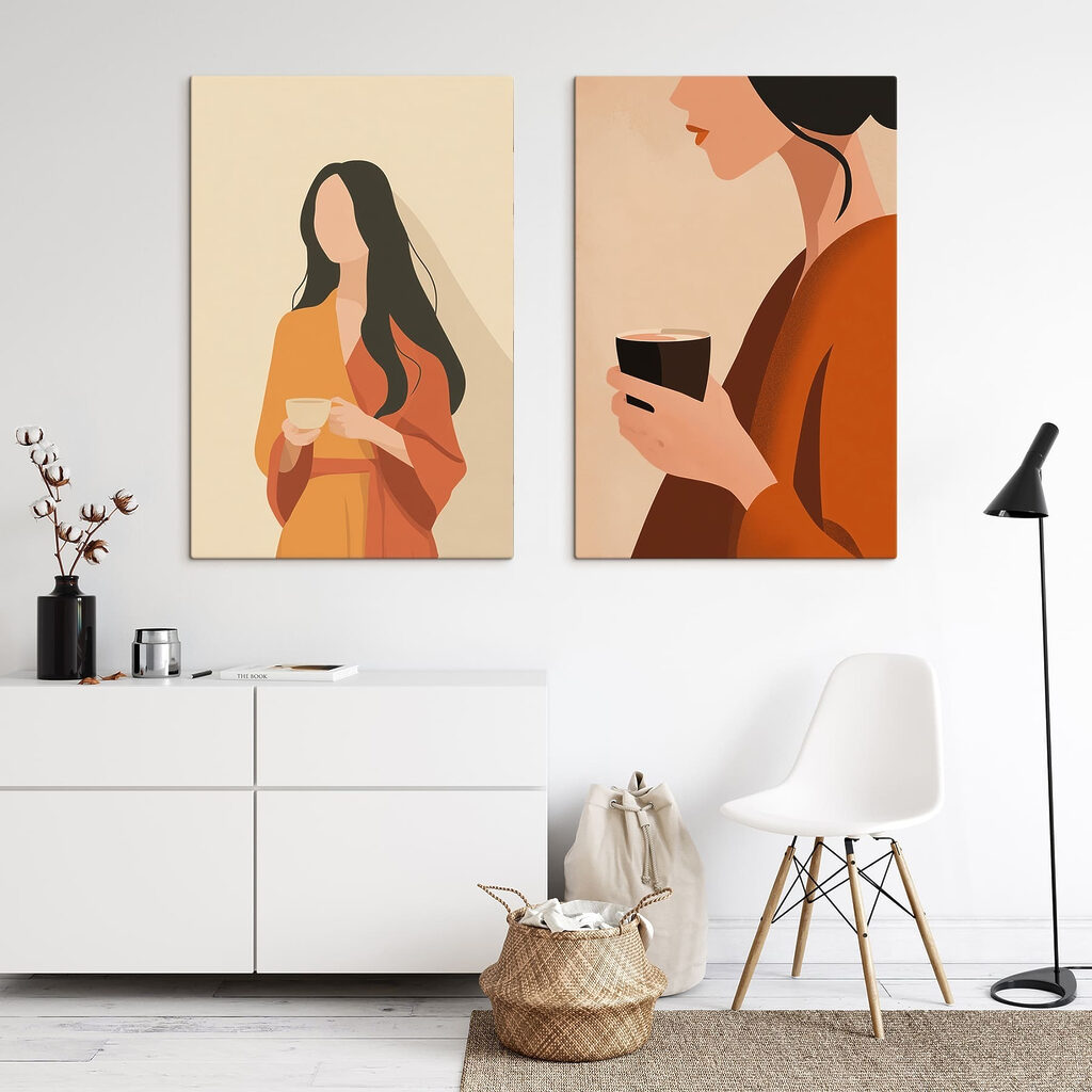 Woman holding a cup of coffee Woman holding a cup of coffee
