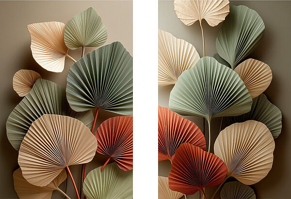 Elegant foliage in soft hues Elegant foliage in soft hues