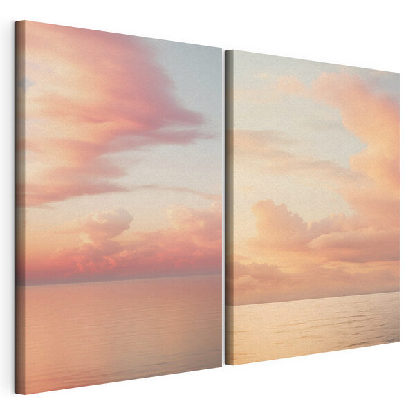 Ein paar Wolken am Himmel Modularer Leinwanddruck Ein paar Wolken am Himmel