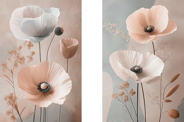 Collage of flowers Collage of flowers