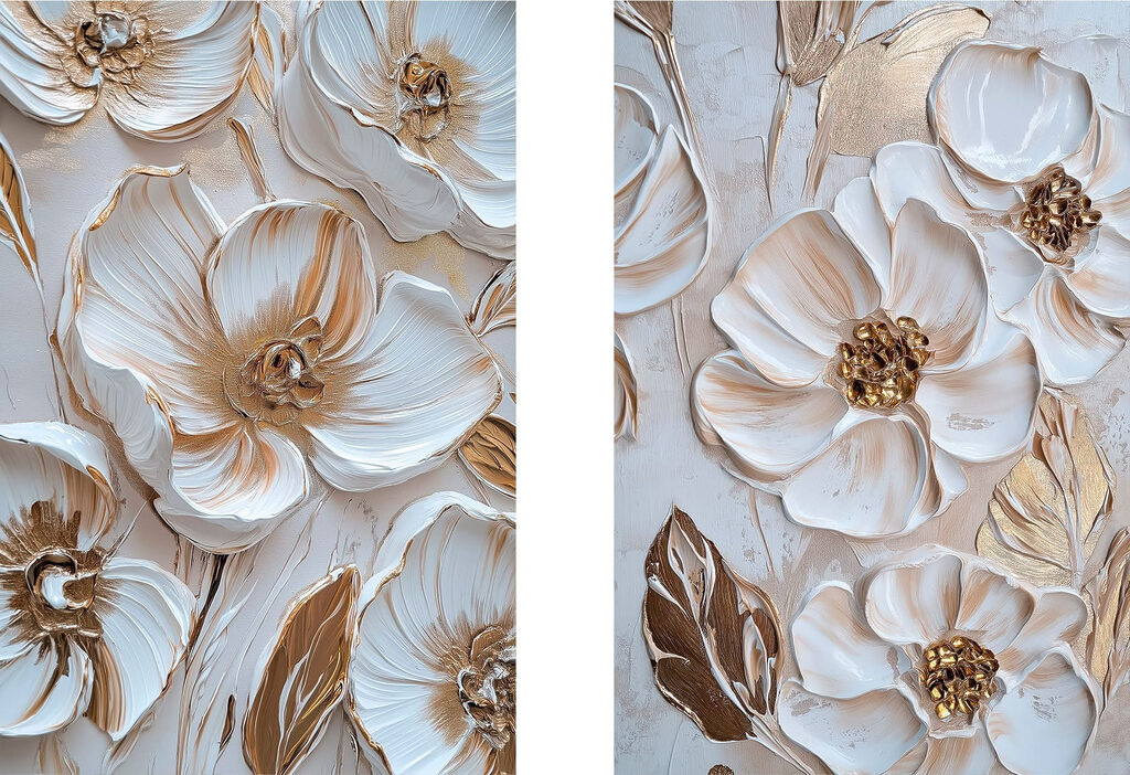 Collage of flowers Collage of flowers
