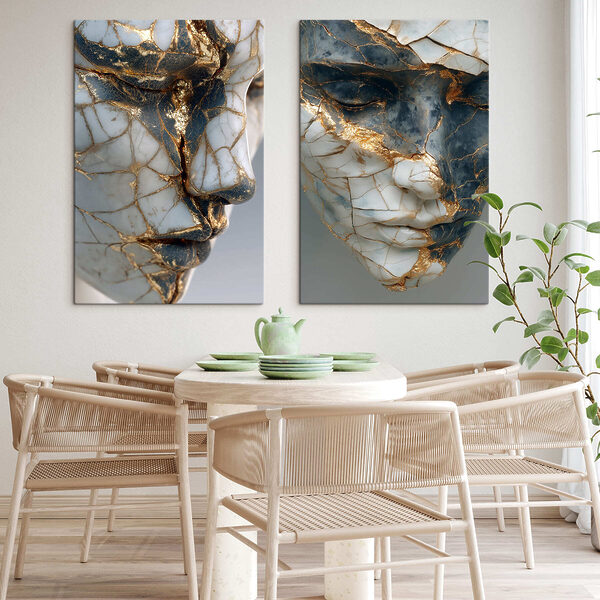 Cracked beauty in artistic form Cracked beauty in artistic form