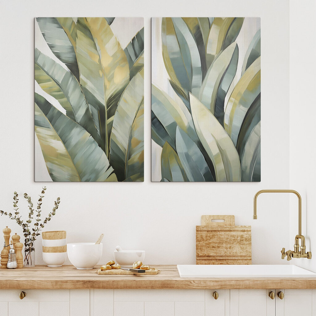 Painting of leaves Painting of leaves