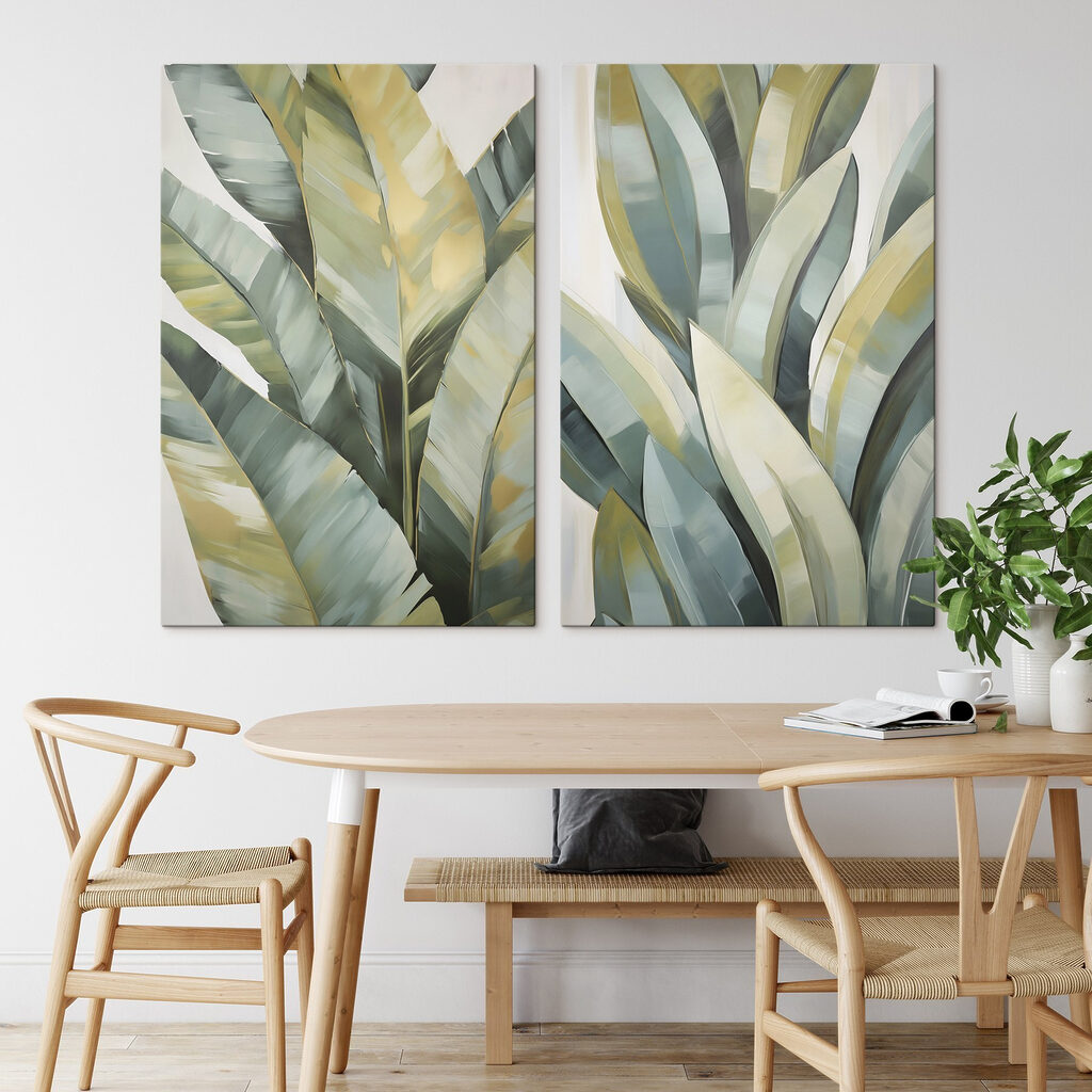 Painting of leaves Painting of leaves