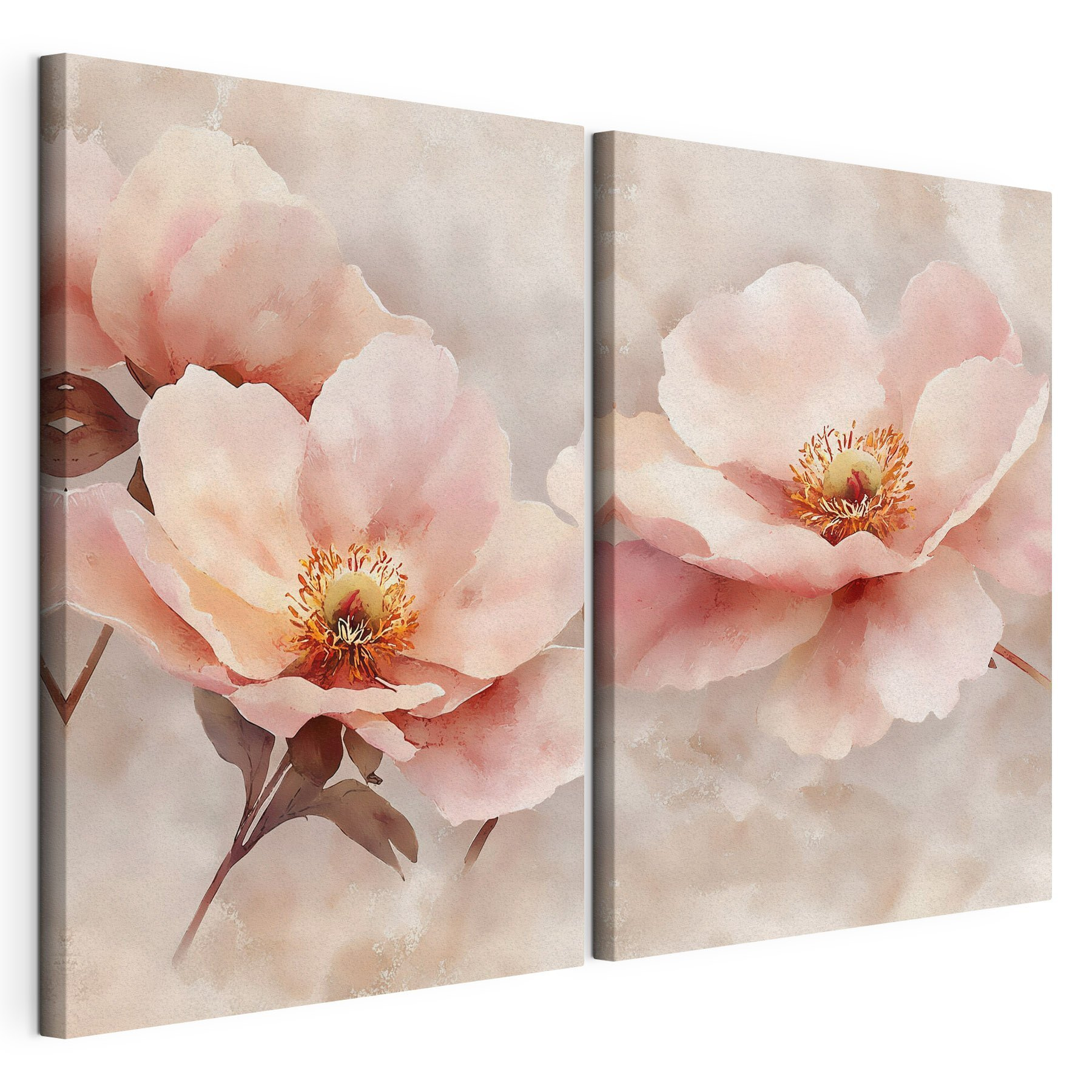 Delicate blooms in soft pastel hues Delicate blooms in soft pastel hues