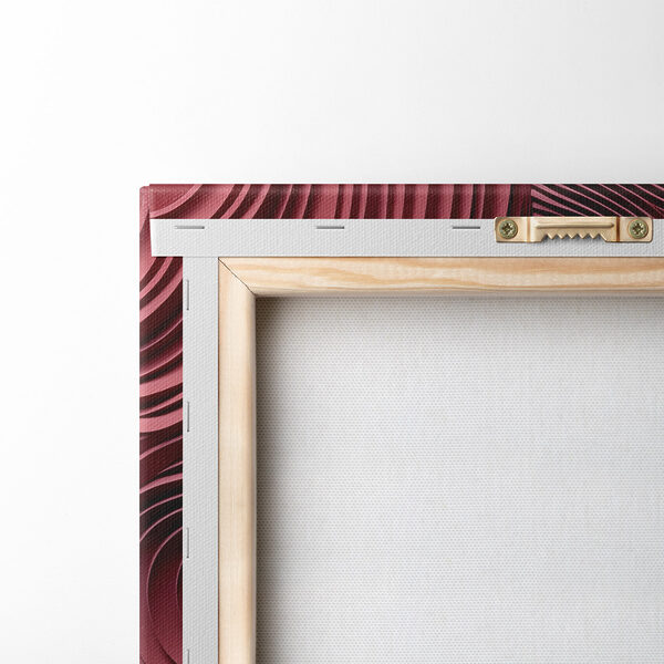 Red and pink wavy lines Red and pink wavy lines