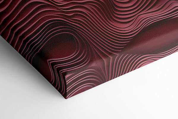 Red and pink wavy lines Red and pink wavy lines