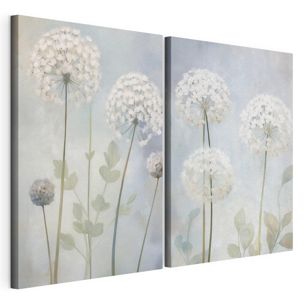 Collage of white flowers Collage of white flowers