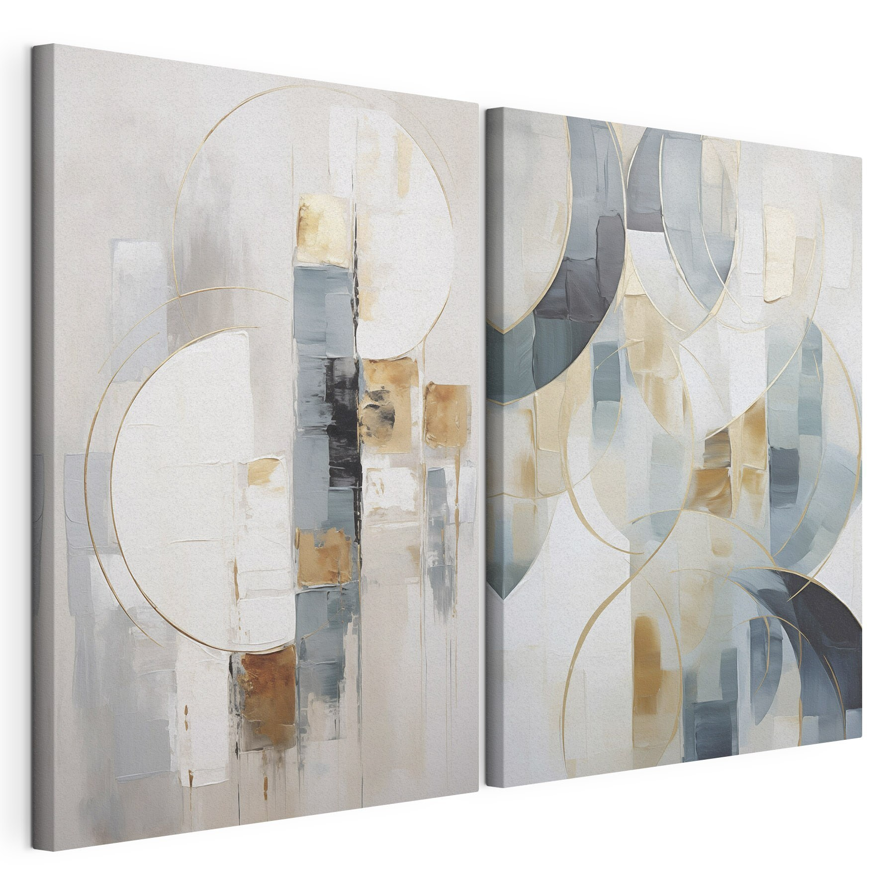 Two paintings of different colors Two paintings of different colors