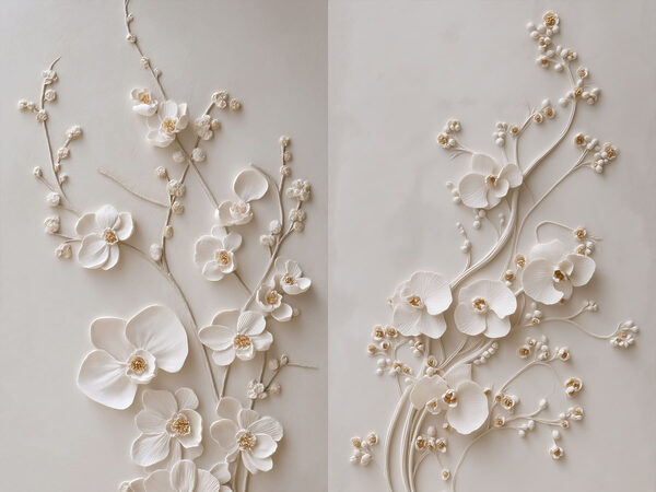 Elegant floral design in soft tones Elegant floral design in soft tones