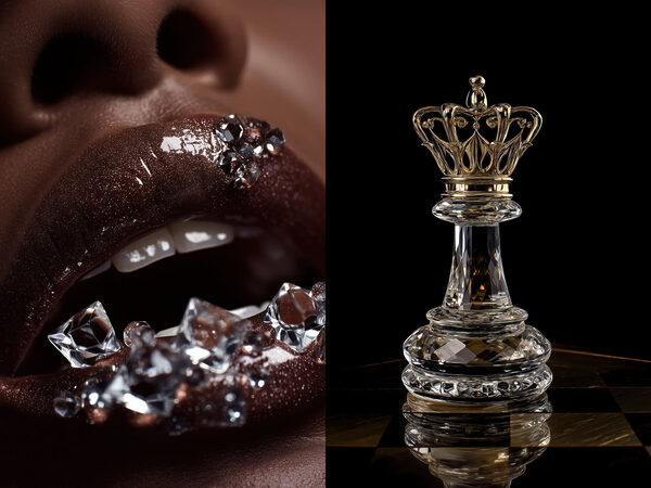 Luscious lips with captivating elements Luscious lips with captivating elements