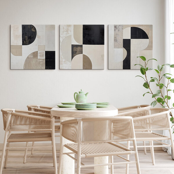 Black and white geometrical pattern Black and white geometrical pattern