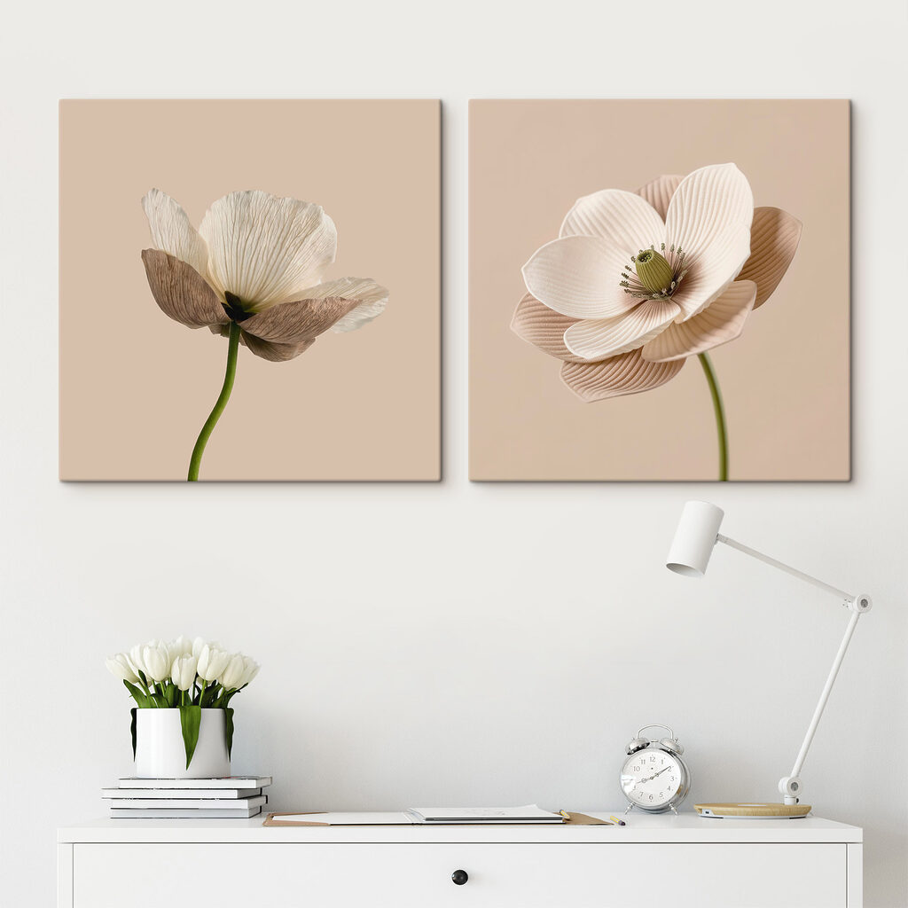 Delicate blooms in soft tones Delicate blooms in soft tones
