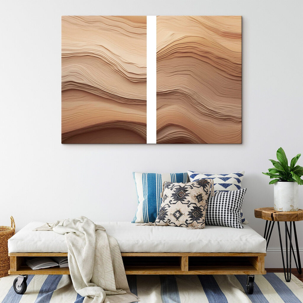 Flowing layers of soft hues Flowing layers of soft hues