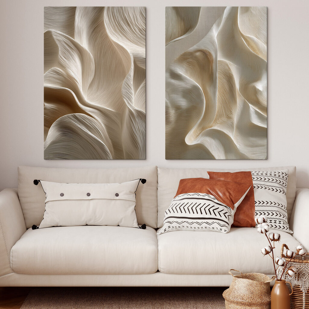 Flowing patterns in soft hues Flowing patterns in soft hues