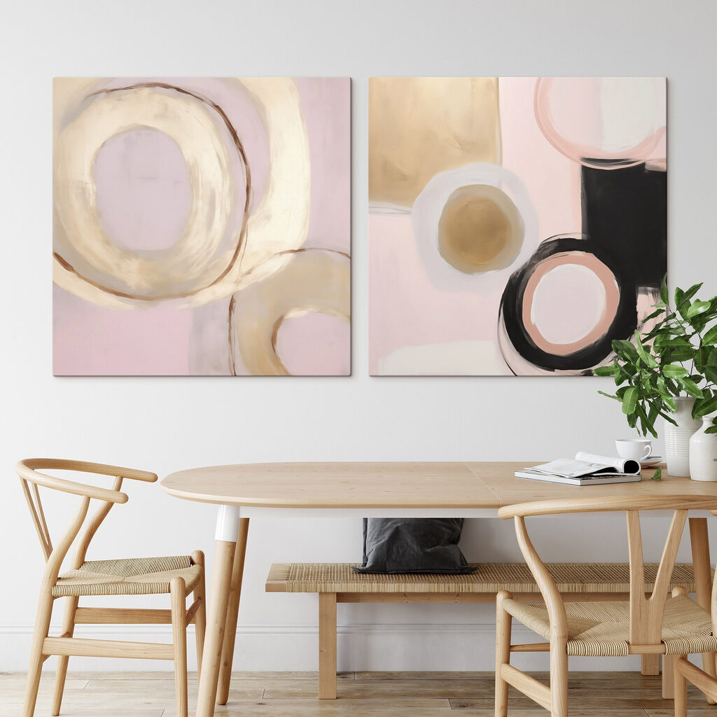 Painting of circles and circles Painting of circles and circles