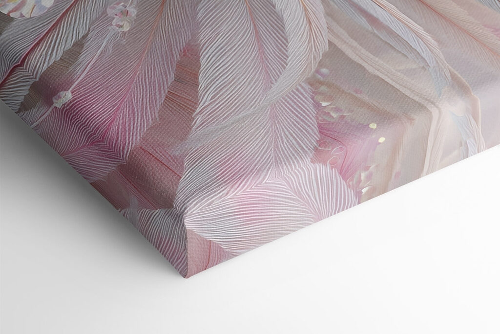 Collage of pink and white stones Collage of pink and white stones