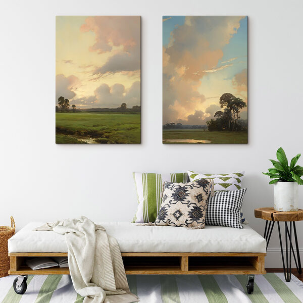 Comparison of a landscape Comparison of a landscape