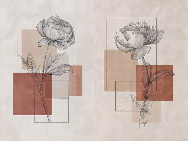 Drawing of a flower Drawing of a flower