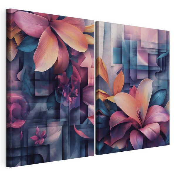 Modularer Leinwanddruck Blumen-Collage (Artikelnummer: m30659) Modularer Leinwanddruck Modularer Leinwanddruck Blumen-Collage (Artikelnummer: m30659)