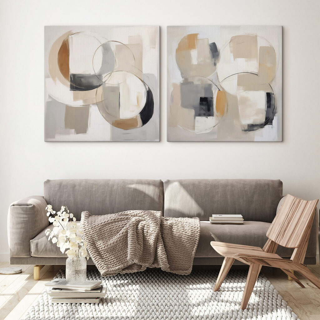 Pair of art pieces Pair of art pieces