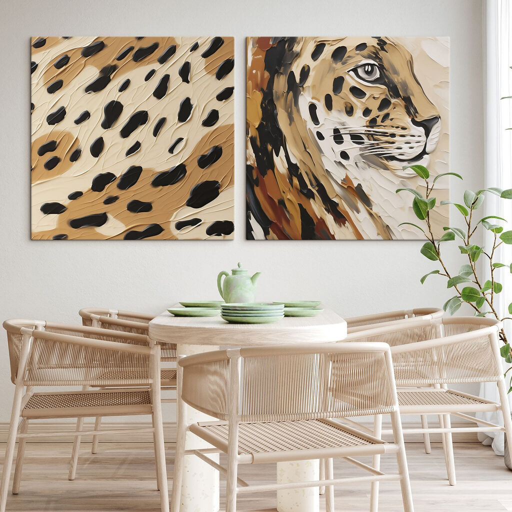 Captivating feline patterns in art Captivating feline patterns in art